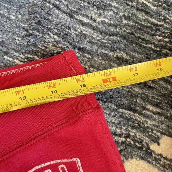 Aeropostale Womens Pants Red S Logo Low Rise Joggers Y2K Preppy Athleisure - Picture 8 of 10